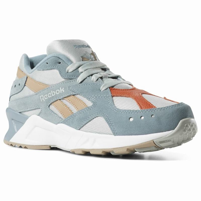 Tenisi Reebok Aztrek Barbati Albastri/Turcoaz/Albi Romania CA4706ZW